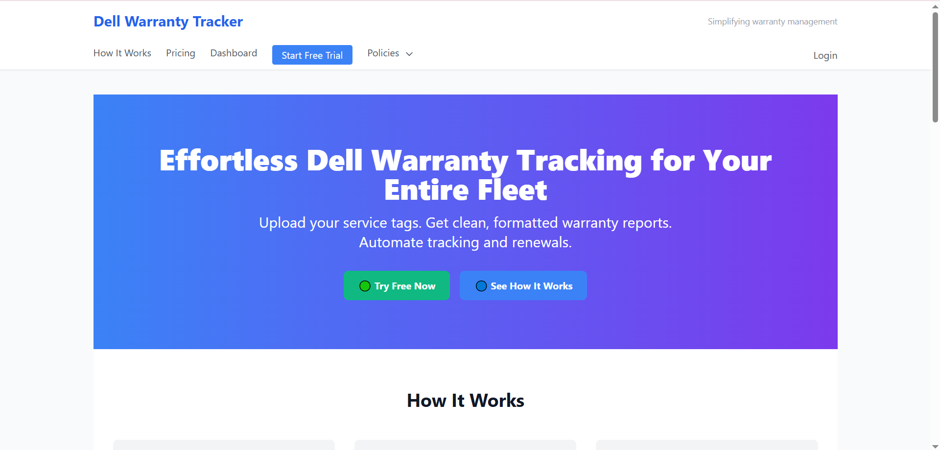 Warranty Management